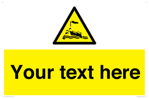 Custom Warning wind over tide conditions